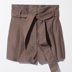 Aritzia Wilfred Marne High-Waisted Paper Bag Short